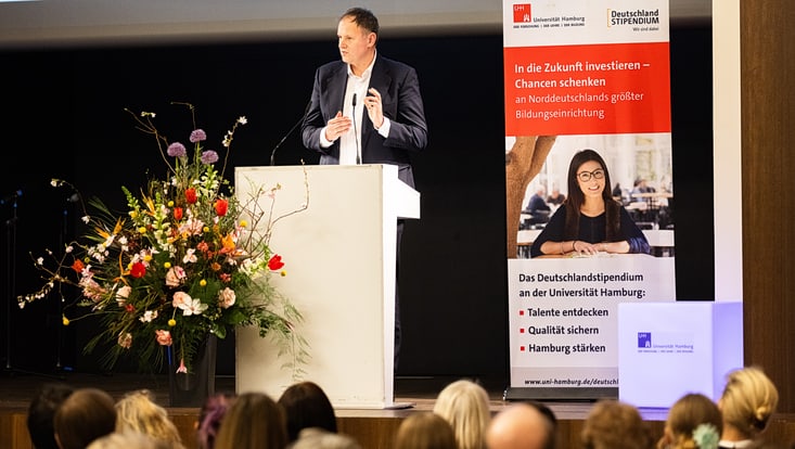 Ansprache von Universitätspräsident Prof. Dr. Hauke Heekeren im Rahmen der Verleihung der Deutschlandstipendien.