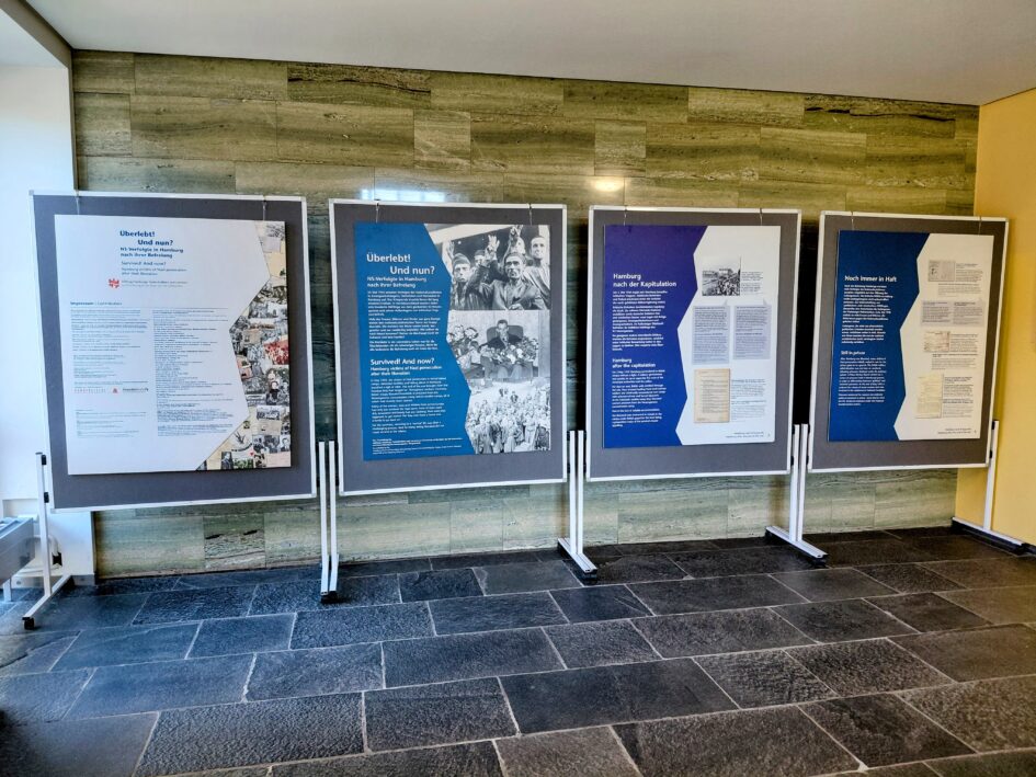 Stellwände der Ausstellung